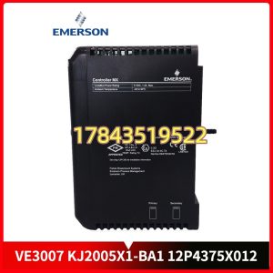 艾默生-1C31166G02Emerson KJ2005X1-BA1 12P4375X012 | DeltaV M-series Plus 控制器模块