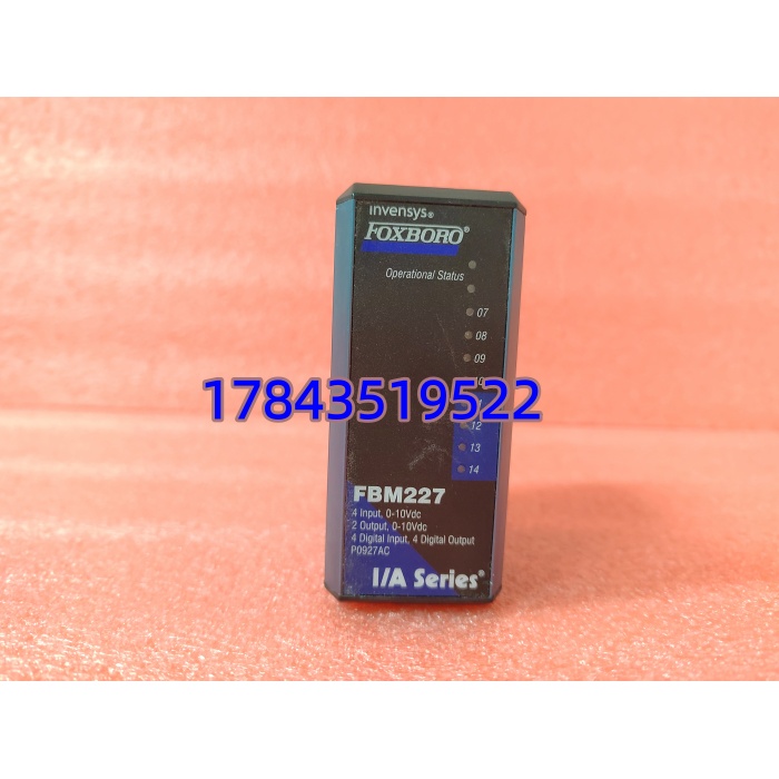 Foxboro (Schneider) FBM227 P0927AC | 冗余 H1 FOUNDATION Fieldbus 接口模块 - 图片 3