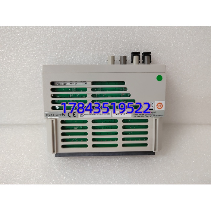 Emerson Westinghouse 1C31181G01 | 电厂DCS备件 支持热插拔 通道隔离 - 图片 3