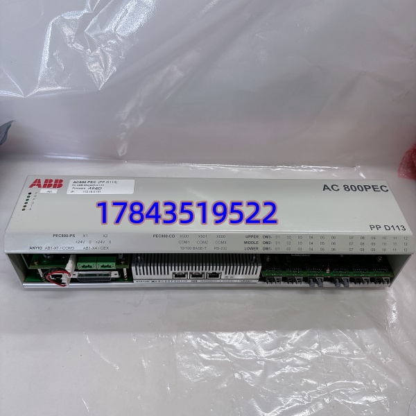 ABB PPD113B03-26-100110 3BHE023584R2634 | AC 800PEC 电力电子控制器
