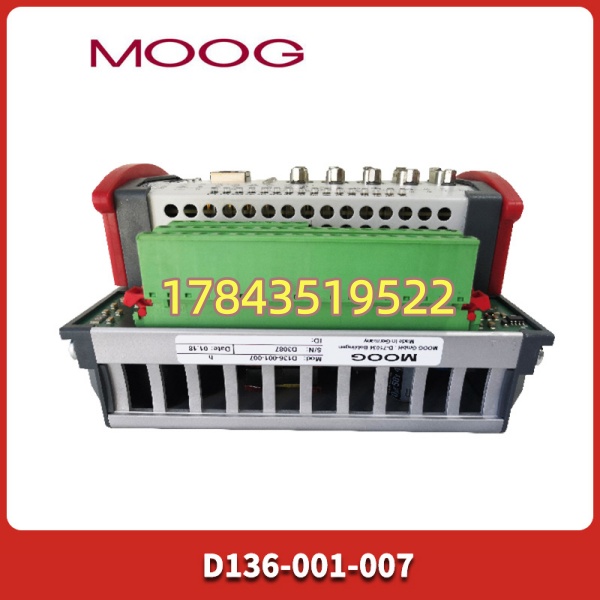 MOOG D136-001-007 | ±10V 指令输入 / LVDT 反馈 / 伺服阀驱动 - 图片 3
