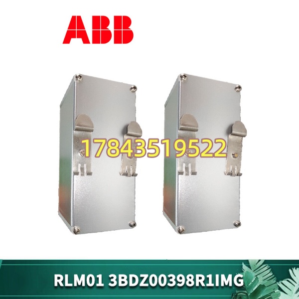 ABB RLM01 3BDZ00398R1IMG | 3×9-pin Sub-D 12Mbps 总线冗余