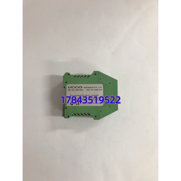 Moog G122-824A002 | 单通道伺服阀驱动放大器 ±10V 指令 24VDC 供电