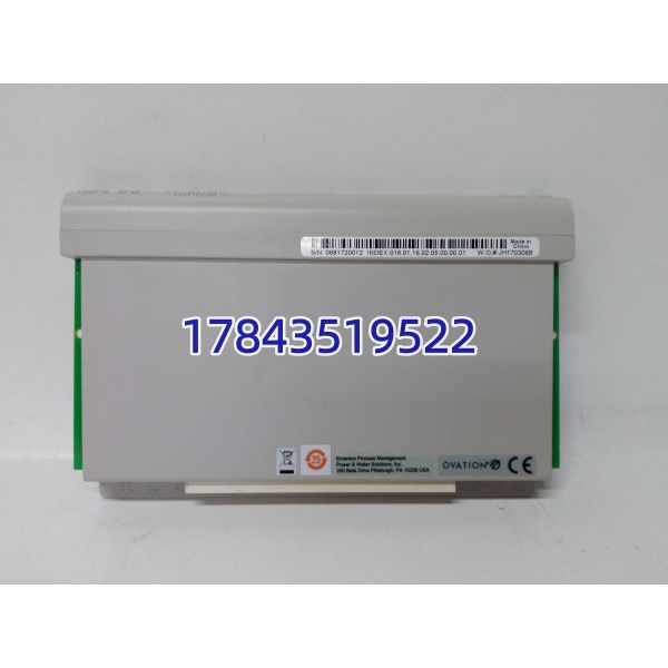 Emerson Ovation 1C31219G01 | 16通道 模拟量输入模块 4–20mA / 1–5V - 图片 3