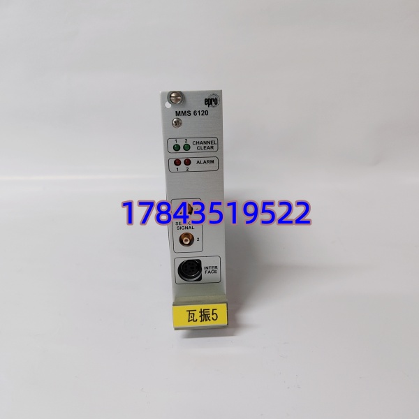 EPRO MMS6120 9100-00002-10 | MMS6000 双通道振动/轴相对位移监测模块 - 图片 3