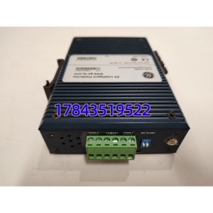 GE Automation IC086SLN080-A 工业交换机 | 双24V DC冗余供电 DIN导轨安装