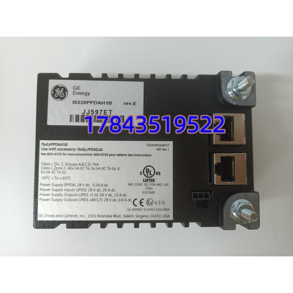 GE IS220PPDAH1B 336A5026ADP14 | 振动/位置I/O包 - 图片 3