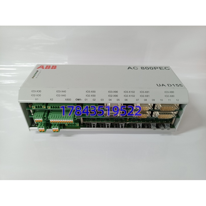 ABB UAD155A0111 3BHE029110R0111 | AC 800M 16通道HART模拟量输入模块