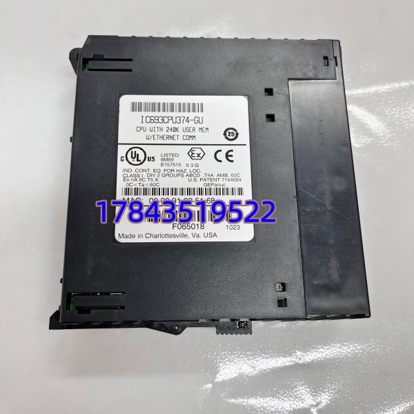 GE IC693CPU374-GU | 90-30 PLC 顶配控制处理器 240KB内存