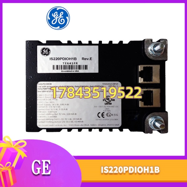 GE IS220PDIOH1B | 12入12出 内置处理器 双以太网 - 图片 2