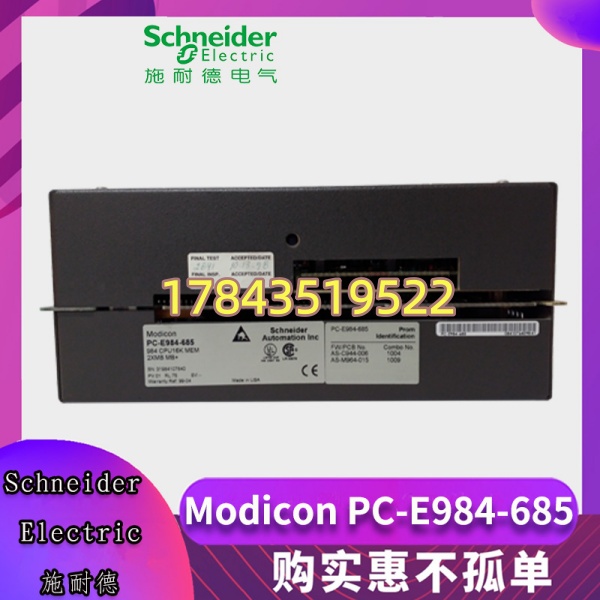 Schneider PC-E984-685 — 984LL / 984XL 编程支持 | 二手流通 测试好件 - 图片 4
