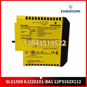 Emerson KJ2201X1-BA1 12P3162X112 | ESD/火气系统安全逻辑解算核心