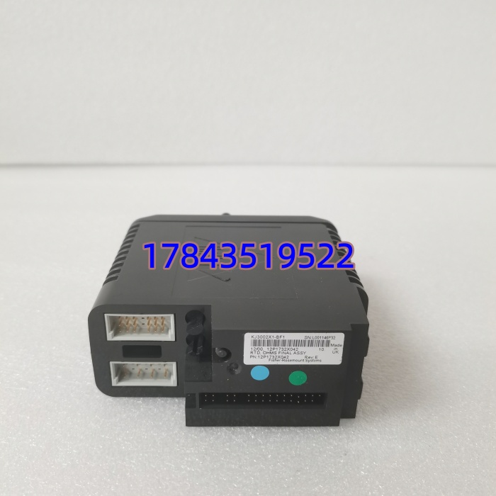 Emerson KJ3002X1-BF1 12P1732X042 | 适配 KJ4001X1 系列端子底座