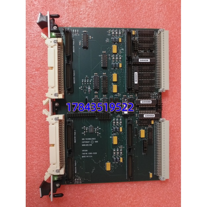 SBS VIPC616 91611524 适配VME 6U机架 带1×PMC插槽 32/64bit 66MHz | EOL Legacy关键备件