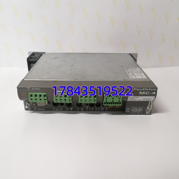 ELAU MC-41110400 | PacDrive MC-4 系列 10A 单轴伺服驱动器(SERCOS 光纤接口)