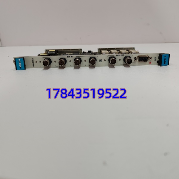 Vibro-Meter (IMI Sensors/Emerson) VM600 MPC4 200-510-064-034 | 4通道动态/静态信号采集卡 - 图片 2