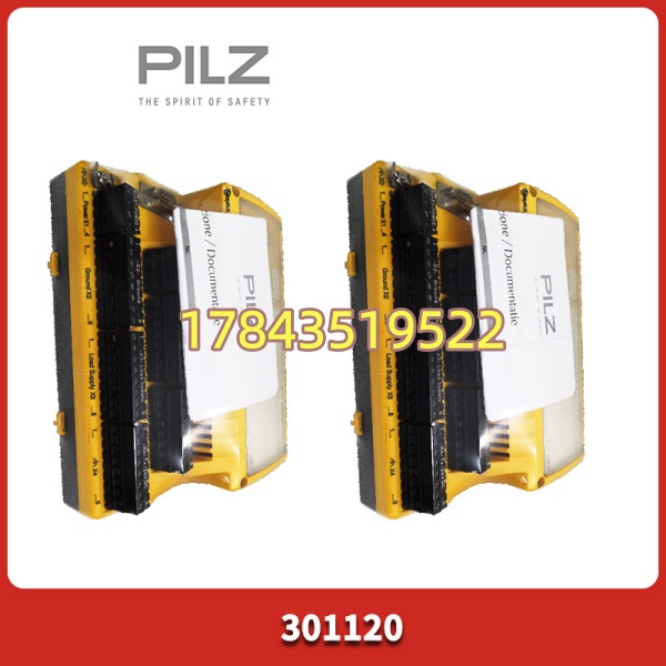 PILZ 301120 | 22.5mm DIN导轨安装 强制导向触点 EN ISO 13849-1 Cat.3 PL d