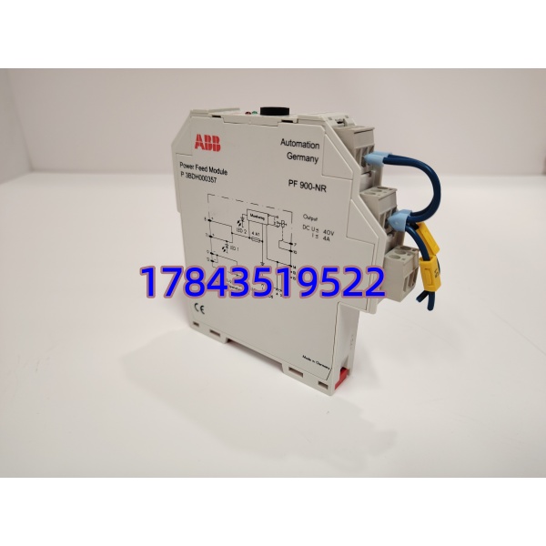 ABB PF900-NR 3BDH000357 | S800 I/O / Freelance 800F 机架专用供电单元(带故障继电器)