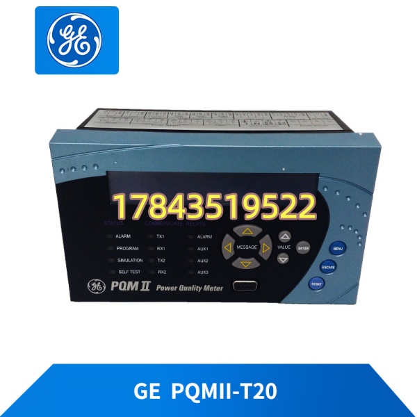 GE PQMII-T20 | 关键计量备件(三相谐波捕捉/VDR暂态记录) - 图片 4