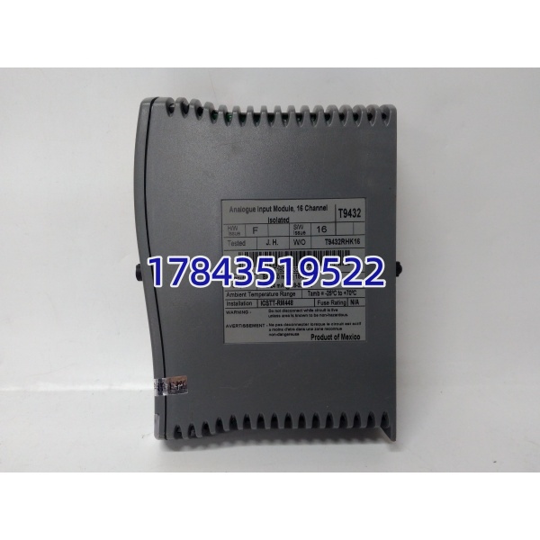 ICS Triplex T9432 | T8440/T8450 TMR系统配套 带线路监测 - 图片 3