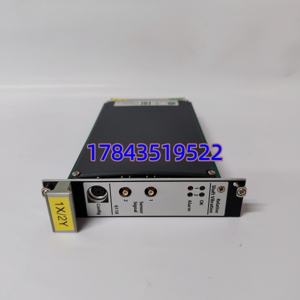 EMERSON A6110 9199-00001 | 双通道轴相对振动监测模块 AMS 6500
