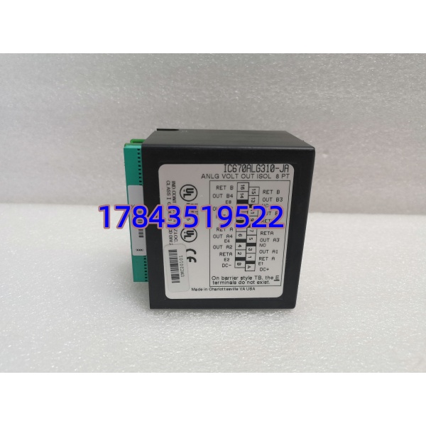 GE Fanuc IC670ALG310-JA | 适配 IC670 终端底座 热插拔