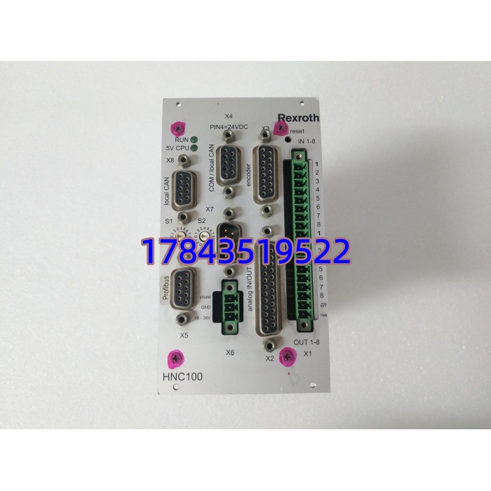 Bosch Rexroth VT-HNC100-1-23 W-08-P-0 | 可编程NC轴控制备件 冷备推荐