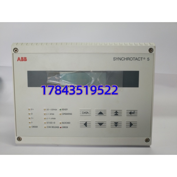 ABB SYN5201a-Z V217 3BHB006714R0217 | 发电机并网同步单元
