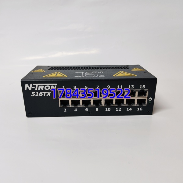 GE 516TX 336A4940DNP516TX 工业交换机 | 适配 PACSystems RX3i/90-70 VersaMax 控制网络 - 图片 3