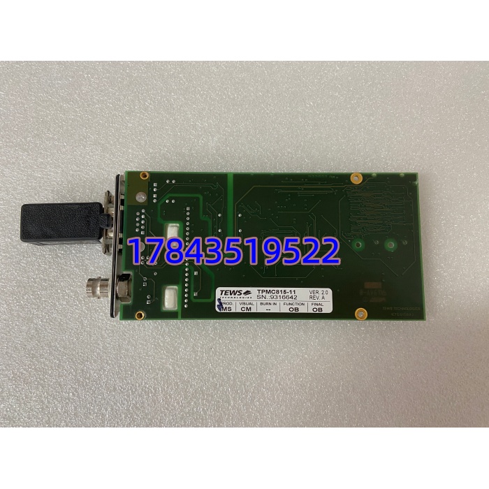 TEWS TPMC815-11 | PMC Quad UART 4×RS-232/422/485 异步串口模块 - 图片 4