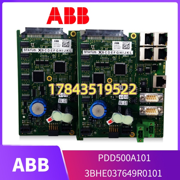 ABB PDD500A101 3BHE037649R0101 | DCS800-S 系列 驱动辅助模块