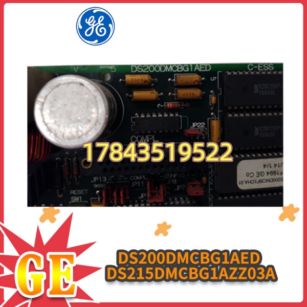 GE DS200DMCBG1AED | 含 80186/80386 级 CPU 带 VME 背板接口