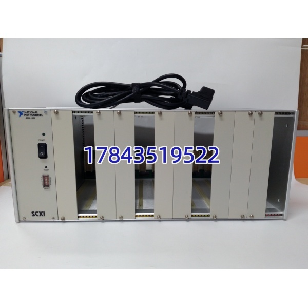 NI SCXI-1001 | Signal Conditioning eXtensions for Instrumentation 8槽机箱 NI SCXI-1001 | 停产备件 配SCXI模块 供±12V/+5V背板总线