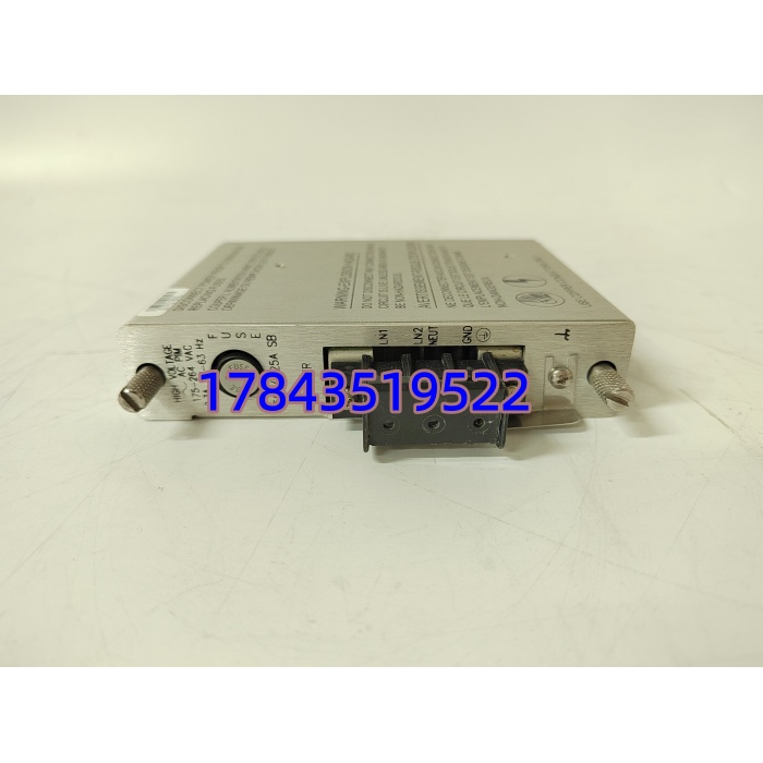 BENTLY NEVADA 125840-01 | 3500/15 高压交流电源输入模块(PIM)