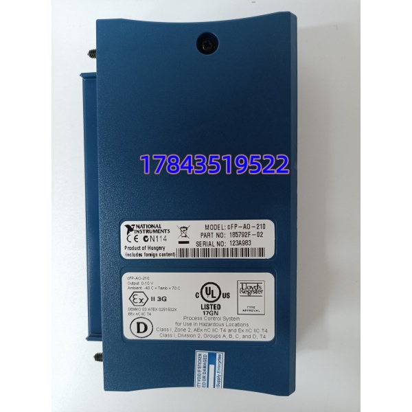 NI CFP-AO-210 | Compact FieldPoint模拟输出 - 图片 4