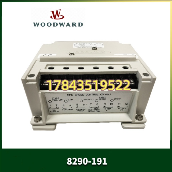 Woodward 8290-191 Electrically Powered Governor | A类关键停机备件 - 图片 2
