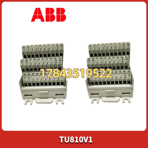 ABB TU810V1 3BSE008630R1 | AC800M / 800xA 系统 S800 I/O 底座模块