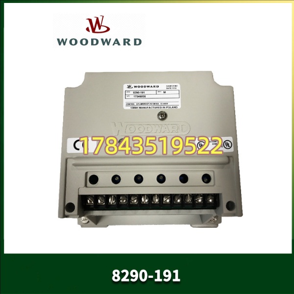 Woodward 8290-191 Electrically Powered Governor | A类关键停机备件 - 图片 4