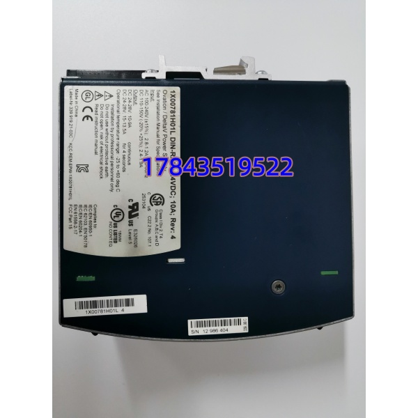 EMERSON 1X00781H01L | Ovation DIN导轨式24V DC电源模块 - 图片 2