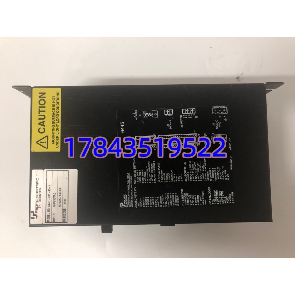 654Pacific Scientific 6445-001-K-N | 步进电机微步进驱动器 0.625-5.0A 120/240VAC 现货直发 - 图片 4