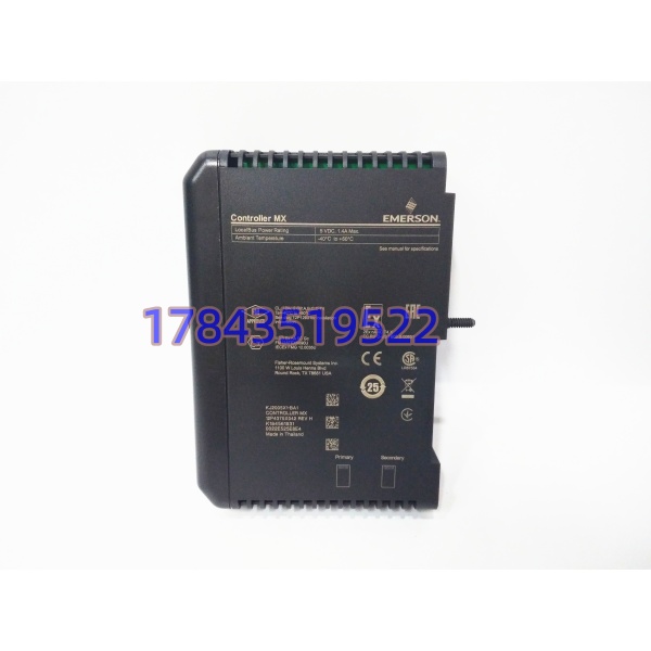 Emerson CE3007 KJ2005X1-BA1 12P4375X042 | DeltaV MX控制器 - 图片 4