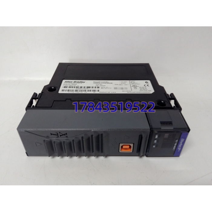 Allen-Bradley 1756-EN2TXT | 10/100M 双RJ45 机架通信卡 一年质保