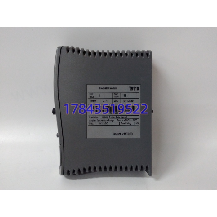 ICS TRIPLEX T9110 | TMR处理器 - 图片 3