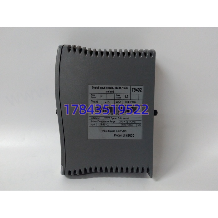 ICS Triplex T9402 | 24 V DC 数字量输入模块 - 图片 3
