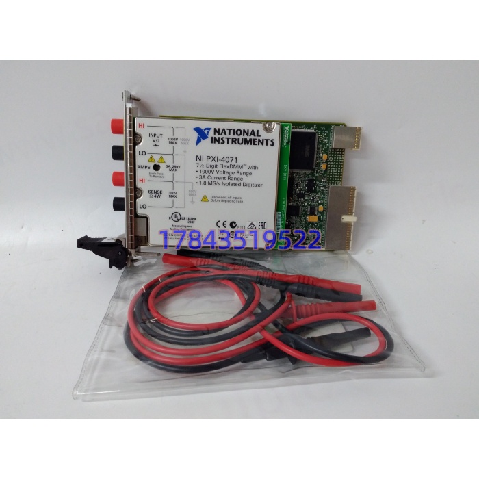 NI PXI-4071 778271-01 | 7½位 FlexDMM 数字万用表模块