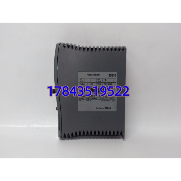 ICS Triplex T9110 | Trusted系统主处理器模块 - 图片 3