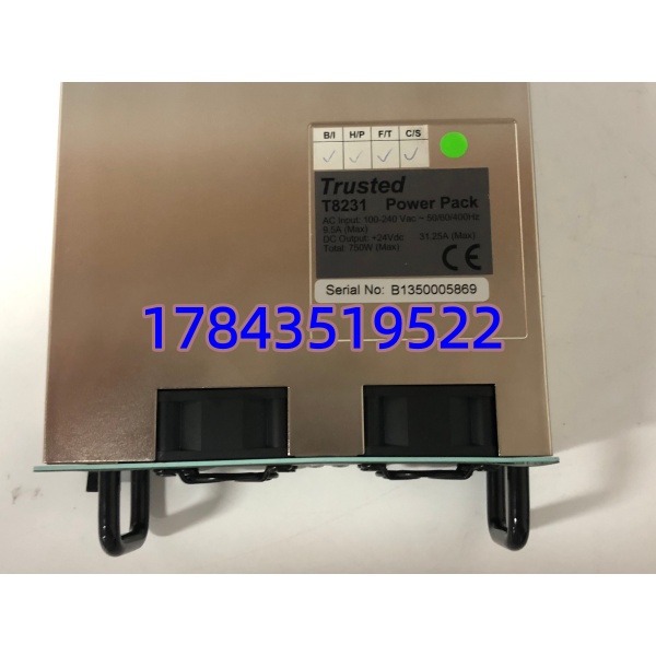 ICS Triplex T8231 | Trusted 系统 TMR 电源模块 750W 现货全新原装 - 图片 4