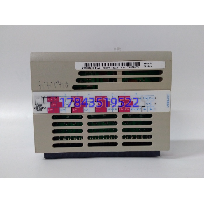 Emerson 5X00063G01 | HART模拟量输出Personality模块 - 图片 4