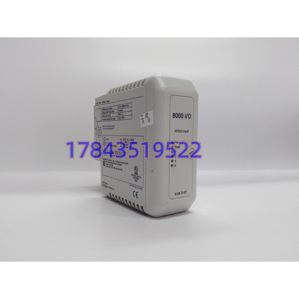 Emerson 8106-TI-RT | PAC8000系统4通道RTD输入模块