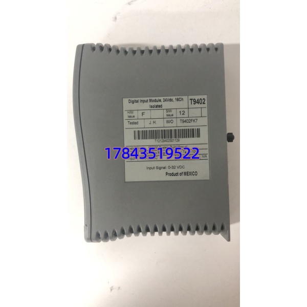 ICS Triplex T9402 数字输入模块 | 16通道 24VDC 隔离 TMR 安全系统备件 - 图片 4
